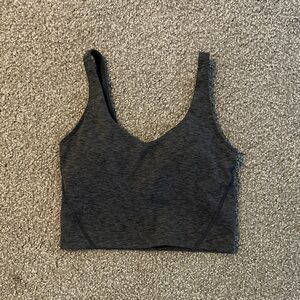 Dark Grey Sports Bra